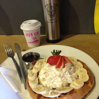 Java Kai Kauai - Conrado Expresso with Waffles =) - Breakfast & Brunch Near Me - Kapaa, Hawaii Java Kai Kauai - Conrado Expresso with Waffles =) - Breakfast & Brunch Near Me - Kapaa, Hawaii