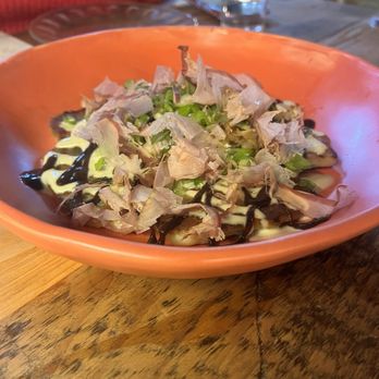Wooden Bar - Squid pancakes - Noodles Near Me - Worcester, Massachusetts