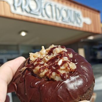 Project Donuts - German chocolate cake donut - Donuts Near Me - Manchester, Tennessee Project Donuts - German chocolate cake donut - Donuts Near Me - Manchester, Tennessee