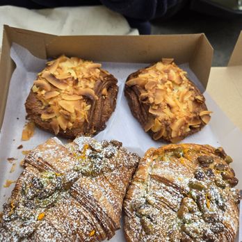 Radio Bakery - Coconut almond choco croissant & pistachio croissant - Bakeries Near Me - Brooklyn, New York