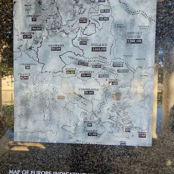 Holocaust Memorial Miami Beach - All the countries that participated in the Holocaust are listed here and how many were murdered in each country. - Landmarks & Historical Buildings Near Me - Miami Beach, Florida Holocaust Memorial Miami Beach - All the countries that participated in the Holocaust are listed here and how many were murdered in each country. - Landmarks & Historical Buildings Near Me - Miami Beach, Florida