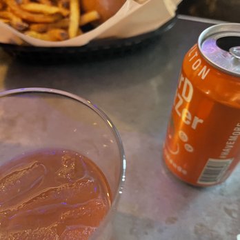 Blue Door Pub Como Ave - Blood Orange Seltzer - Burgers Near Me - Minneapolis, Minnesota