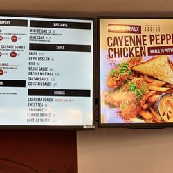 Beaux Boudin - Menu