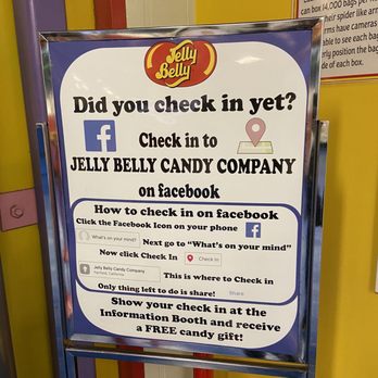 Jelly Belly - Check in and receive free Jelly Beans! - Candy Stores Near Me - Vacaville, California