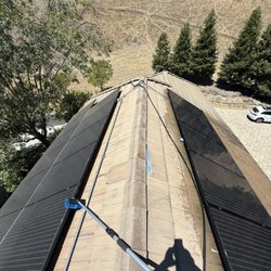 A1 Gutters - Rooftop solar panel cleaning