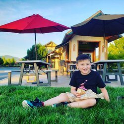 Outdoor dining.
