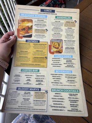 Menu photo 7 Beachside Diner St. Augustine, FL