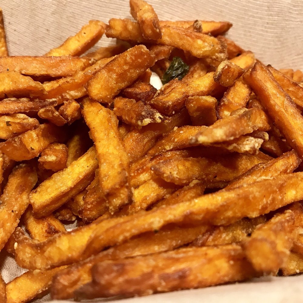 Ridgewood - Sweet potato fries are bomb. This order to share is plenty for 2 very hungry folks - or 4 as a side. - Burgers Near Me - Ridgewood, New Jersey Ridgewood - Sweet potato fries are bomb. This order to share is plenty for 2 very hungry folks - or 4 as a side. - Burgers Near Me - Ridgewood, New Jersey