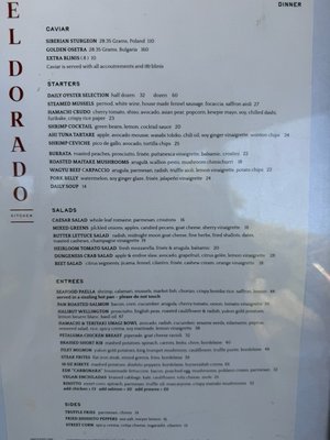 Menu photo 3 El Dorado Kitchen Sonoma, CA