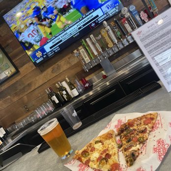 Sgt. Pepperoni's Pizza Store - The Bronx and the Hawaiian pizza with aloha warrior IPA - Pizza Near Me - Irvine, California Sgt. Pepperoni's Pizza Store - The Bronx and the Hawaiian pizza with aloha warrior IPA - Pizza Near Me - Irvine, California