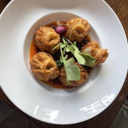 Fried pork dumplings