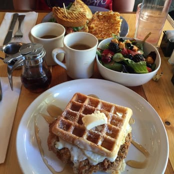 The Hideout Kitchen - Morning Glory and Waffle Sandwich - New American Near Me - Lafayette, California The Hideout Kitchen - Morning Glory and Waffle Sandwich - New American Near Me - Lafayette, California