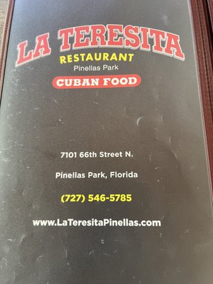Menu photo 5 La Teresita Restaurant Pinellas Park, FL Menu photo 5 La Teresita Restaurant Pinellas Park, FL