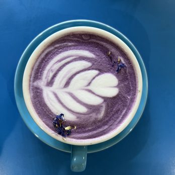 1 Oz Coffee - Ube latte - Coffee & Tea Near Me - Mountain View, California