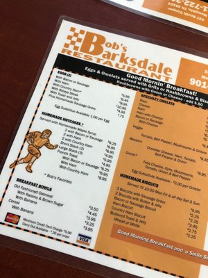 Menu photo 4 Barksdale's Memphis, TN