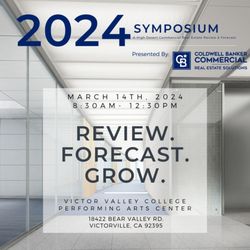 Coldwell Banker Commercial Real Estate Solutions - 2024 11th Annual REAL ESTATE SYMPOSIUM
Don't miss the High Desert's ONLY in-depth review of the Commercial Real Estate and Economic Markets