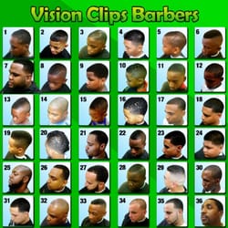 Vision Clips Barber Shop - Hair cut poster actual customers