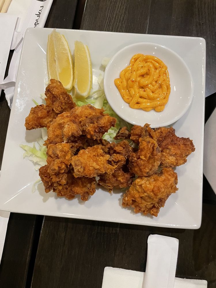 Food from Mampuku Ramen