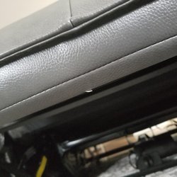 Havertys Furniture - Another tear in leather under footrest