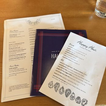 Half Shell - Menu - Bars Near Me - Seattle, Washington