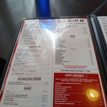 Fuji Grill II - Menu - Japanese Near Me - Buffalo, New York