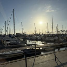 Sat right near the marina to catch the sunset !