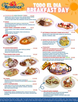 Menu photo 2 Los Mendoza Mexican Restaurant Houston, TX Menu photo 2 Los Mendoza Mexican Restaurant Houston, TX