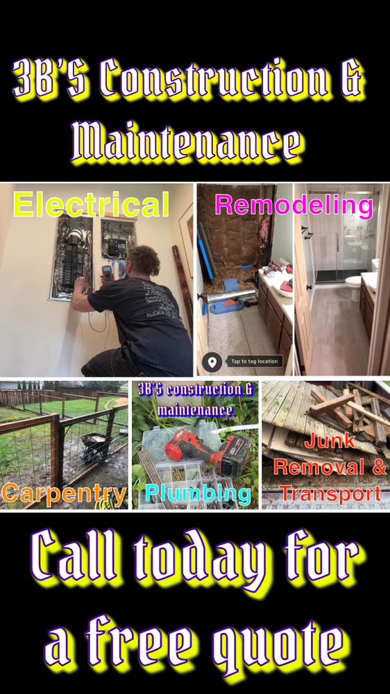 Slide of 3B’S Construction & Maintenance