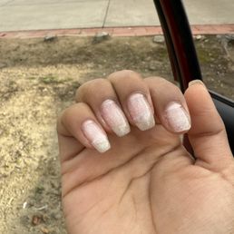 Broken set of nails Broken set of nails