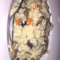Real Fortuna Gastrobar - Mushroom and vegetable risotto.
