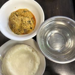 Alebi African Cuisine - Egusi Soup (Goat) with Fufu