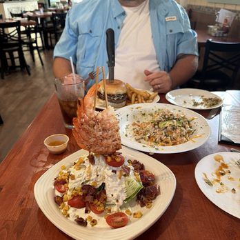 Nury’s - Wedge salad with shrimp, crab nachos, bacon and blue burger - Breakfast & Brunch Near Me - Fredericksburg, Texas Nury’s - Wedge salad with shrimp, crab nachos, bacon and blue burger - Breakfast & Brunch Near Me - Fredericksburg, Texas