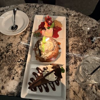Del Frisco's Double Eagle Steakhouse - Cheesecake, butter cake and chocolate something something my bad - it was all good - Steakhouses Near Me - Pittsburgh, Pennsylvania Del Frisco's Double Eagle Steakhouse - Cheesecake, butter cake and chocolate something something my bad - it was all good - Steakhouses Near Me - Pittsburgh, Pennsylvania