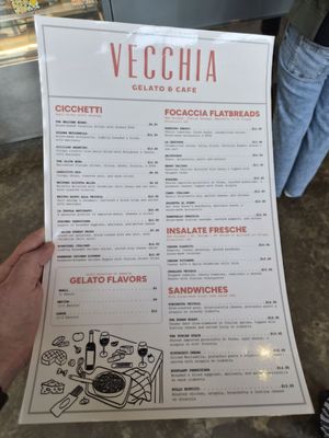 Menu photo 2 Vecchia Gelato and Cafe Hoover, AL Menu photo 2 Vecchia Gelato and Cafe Hoover, AL