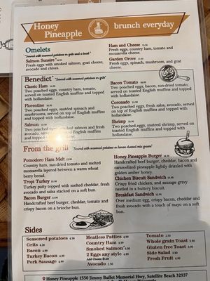 Menu photo 2 Honey Pineapple Satellite Beach, FL