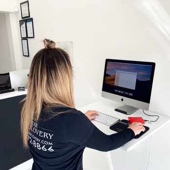 Five Star Data Recovery - Elen, the manager, is getting a drive ready for a customer to review their results. https://www.fivestardatarecovery.com/data-recovery/ - Data Recovery Near Me - Glendale, California