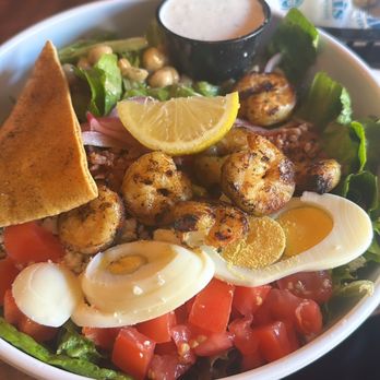 Taziki's Mediterranean Cafe - Franklin - Athens Cobb Salad with Shrimp - Mediterranean Near Me - Franklin, Tennessee