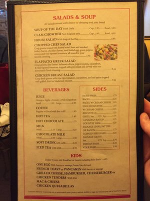 Menu photo 5 Flapjacks Safety Harbor, FL