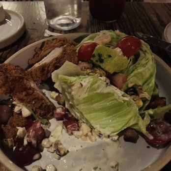 Yardbird - ICEBERG WEDGE with LEWELLYN'S FINE FRIED CHICKEN - Southern Near Me - Las Vegas, Nevada Yardbird - ICEBERG WEDGE with LEWELLYN'S FINE FRIED CHICKEN - Southern Near Me - Las Vegas, Nevada