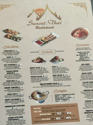 Menu photo 8 Sunset Thai Restaurant Pismo Beach, CA Menu photo 8 Sunset Thai Restaurant Pismo Beach, CA