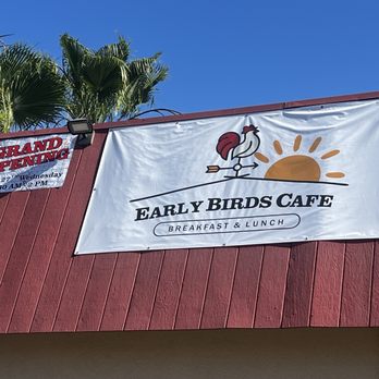 Early Birds Cafe - Exterior view - Breakfast & Brunch Near Me - Fresno, California