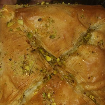 Golden Bakery - Warbat (pistachio baklava) - Bakeries Near Me - Charlotte, North Carolina