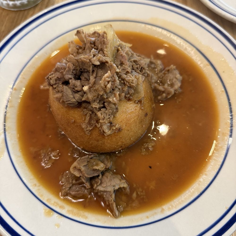 Maven's Delicatessen - Beef knish is potato,pastrami and corn beef inside,  brisket on top. They call it a light bite, I call it a five star meal. - Bakeries Near Me - Pawtucket, Rhode Island