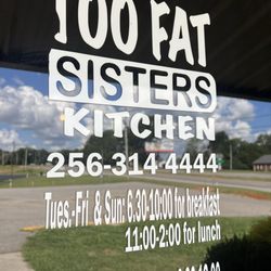 Too Fat Sister’s Kitchen - The hours
