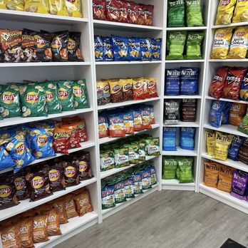 Dune Side Deli - Chips galore. They have a small rack for personal bags as well. - Sandwiches Near Me - Oceano, California