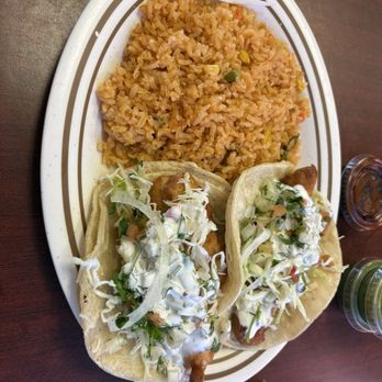 Los Jalapenos - 4. Two Fish Tacos and Drink Combo Platter - Mexican Near Me - Ontario, California Los Jalapenos - 4. Two Fish Tacos and Drink Combo Platter - Mexican Near Me - Ontario, California