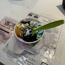 Sweet Frog - A mix of 3 flavors and other toppings