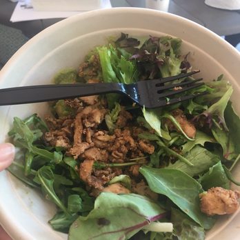 SAJJ Mediterranean - Chicken Shawarma salad. this is literally chicken and lettuce. Very disappointed in my order. - Mediterranean Near Me - Mountain View, California SAJJ Mediterranean - Chicken Shawarma salad. this is literally chicken and lettuce. Very disappointed in my order. - Mediterranean Near Me - Mountain View, California