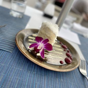House Without A Key - The famous Halekulanis Signature Coconut Cak - Seafood Near Me - Honolulu, Hawaii House Without A Key - The famous Halekulanis Signature Coconut Cak - Seafood Near Me - Honolulu, Hawaii