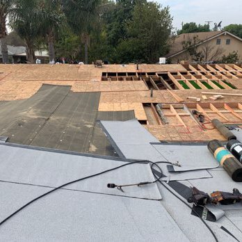 Construction Luxe - Re-roofing in process - General Contractors Near Me Construction Luxe - Re-roofing in process - General Contractors Near Me